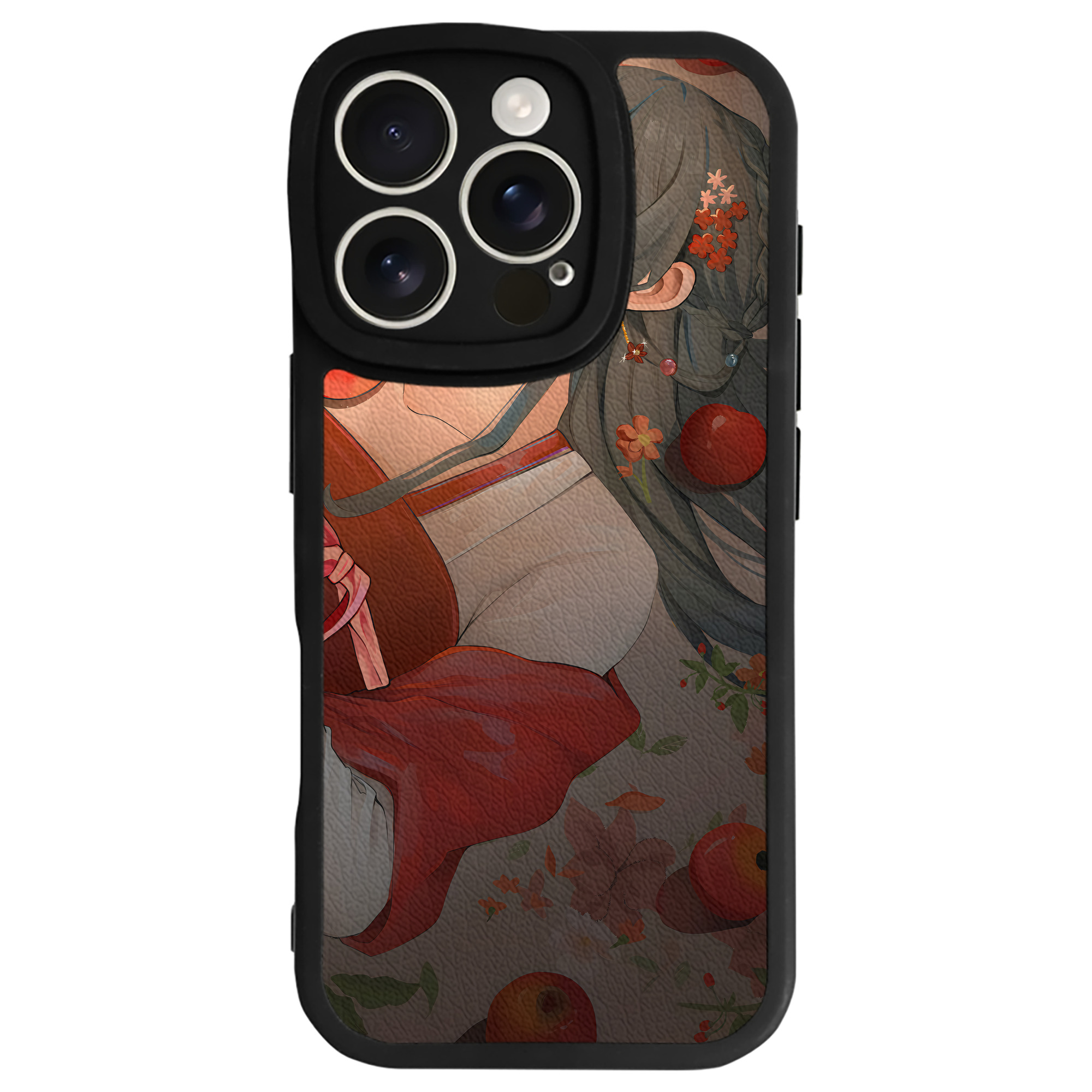 （画像用） 薬屋のひとりごと The Apothecary Diaries 【iPhone 16シリーズ対応】シリコンスマホケース（レザー調） 材質：シリコン
